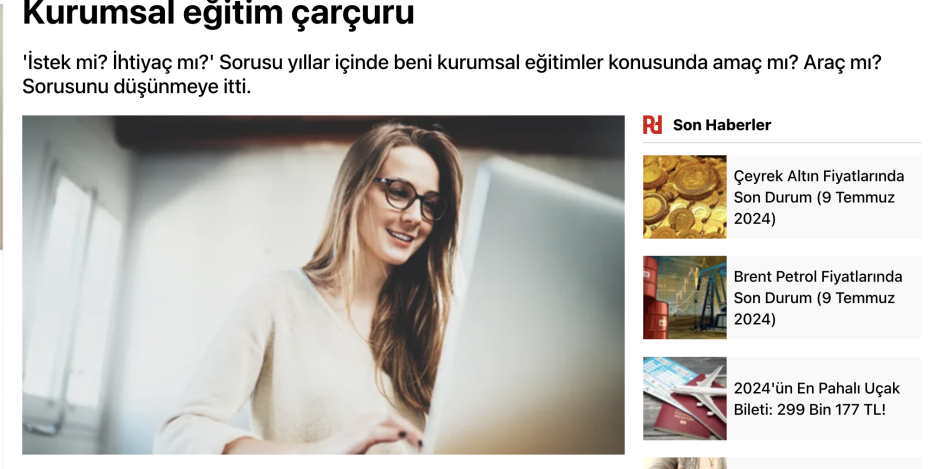 Para Durumu-Kurumsal Eğitim Çarçuru Para Durumu için kaleme aldığım "Kurumsal Eğitim Çarçuru" yazımı okumadan önce Kendinize sorun: Sizin kurumunuzda eğitim bir amaç mı? Araç mı? Eğitimlerden gelen verinin ne kadarını gündelik hayatınızda davranışa dönüştürebildiniz? Bu zaman kadar aldığınız eğitimler ihtiyaçlarınıza uygun muydu? Kurumunuz neyi farklı yapabilir?