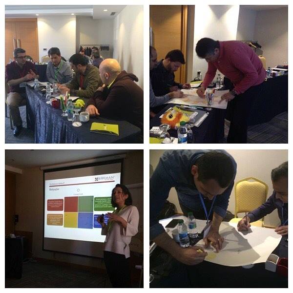 toyota Toyota Türkiye Satış ve Satış Sonrası Bölge Müdürleri ile TeamDiscovery çalışmasında farklılaşan güçlü yönlerimizden, aynılıklarımızdan, farklılaşan ihtiyaçlarımızdan doğan potansiyel çatışma alanlarını nasıl sağlıklı bir şekilde yönetebileceğimizi, güçlü yanlarımızı ve farklılaşan ihtiyaçları kendi ekibimizde ve yönettiğimiz ekiplerde nasıl psikolojik güvenlik yaratabilecek şekilde kullanabileceğimizi çalıştık.